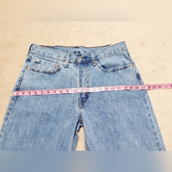 Levi’s 550 Relaxed Fit Jeans Men’s W34 L36 Light Wash 100% Cotton Denim - Picture 7 of 16